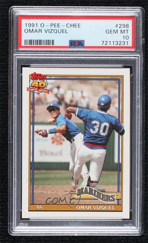 1991 pee chee omar vizquel - 1991, o-pee-chee