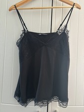 Zara Black Lace Camisole Top