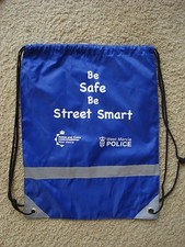 NEW SAFETY HI VIZ FLUORESCENT NYLON GYM/SPORTS/SWIM/KIT BAG/HOLDALL/RUCKSACK