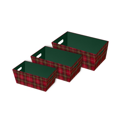 Tartan christmas hamper - 3,