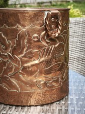 A Rare Newlyn School 2H Copper Jardiniere/ Planter. Pearson Keswick Interest.