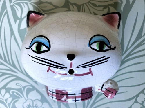 Vintage 1950s ceramic - 1950s, cat