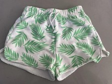 Zara Girls' Shorts, Size 11-12 Years leaf print