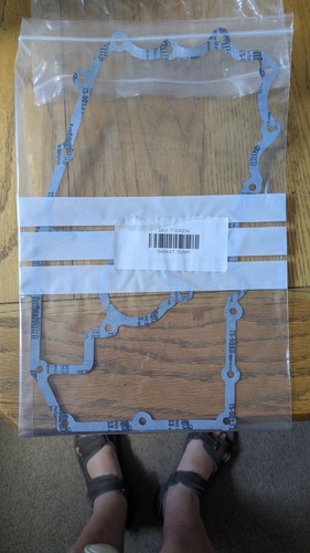 Oil sump gasket for triumph - oil,
