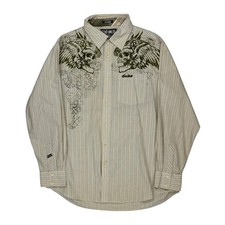 Raw & Uncut Ecko Unltd Graphic Shirt - 2XL Beige Cotton