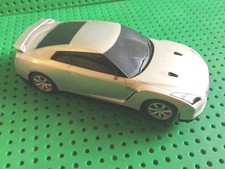 Scalextric car silver nissan - car,