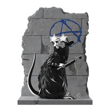 Anarchy Rat Banksy Brandalised