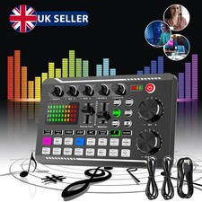 Voice Changer Device Live Sound Card Bluetooth Voice Changer DJ Mixer Effects UK