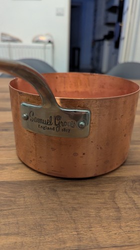 Samuel groves 18cm copper milk - groves,
