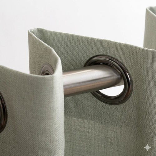 Blackout eyelet curtain sage - blackout,