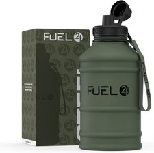 Fuel24 Stainless Steel Jug - 1.3 or 2.2 Litre Water Bottle - Extra Strong, BPA F