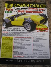 TIGER ERA FORD AVON STARTER KIT TIGER RACING CAMBRID 2015 ADVERT A4 SIZE FILE 20