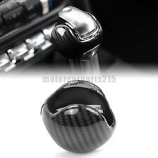 Carbon Fiber Gear Shift Knob Cover Trim Accessories For Ford Mustang 2015-2021