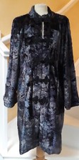 Per Una Spiegel crushed velvet brocade fastening evening coat 14