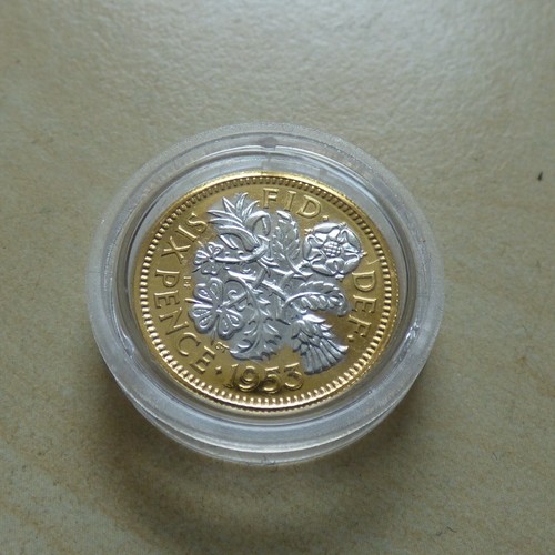 1953 sixpence london - sixpence,