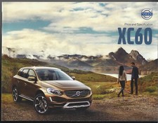 Volvo XC60 2013-14 UK Market Sales Brochure SE Lux R-Design