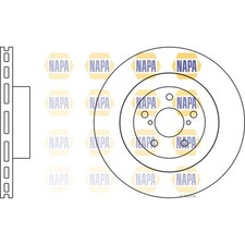 2x Brake Discs Vented For