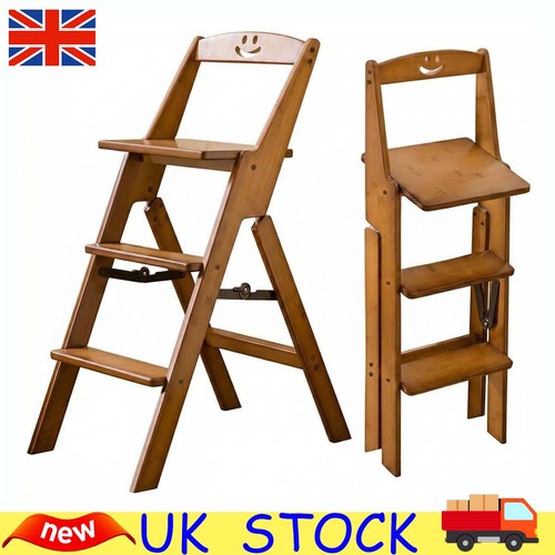 Folding step ladder chair - step,