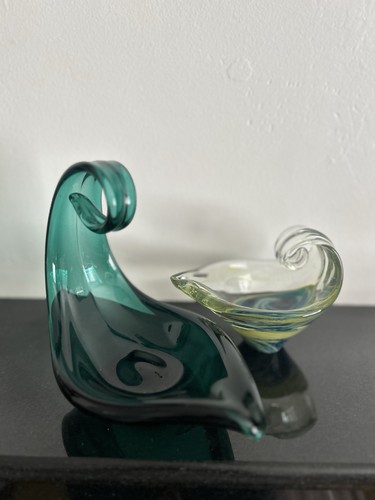 Vintage art glass - bowl, dish