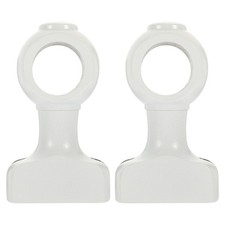 2 Pcs Curtain Pole Wooden