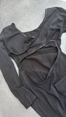 Black long sleeve bodysuit for - sleeve,
