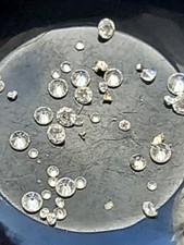 Loose Diamonds Same Ring Total 0.48ct 15 X 1.7mm  25X1.1mm