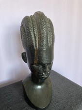 Vintage african wooden head - vintage,
