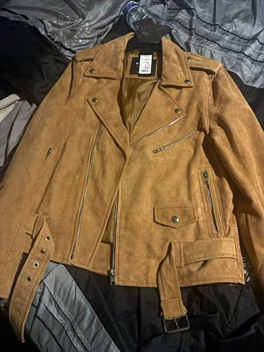 Primark brown suede - brown, biker
