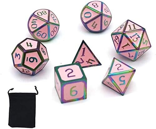 Dollatek pcs metal dice - pcs, set