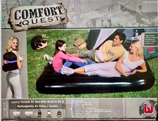 luxury flocked air bed with