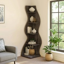5-Layer Corner Bookshelf