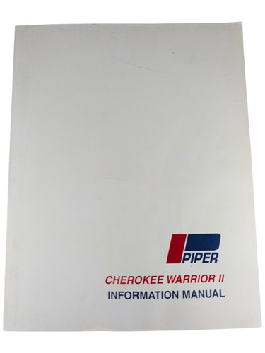 Piper cherokee warrior pa - warrior,