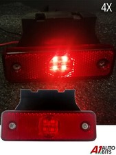 4X 24V Led Red Side Marker
