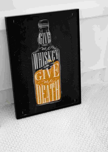 Whiskey letters bottle - whiskey,