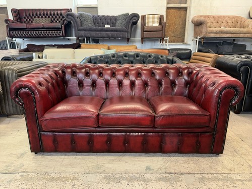 Chesterfield oxblood real - oxblood,