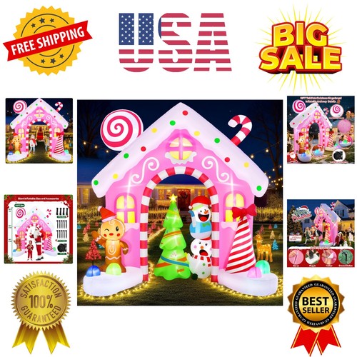 10ft christmas gingerbread - christmas,