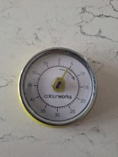 VINTAGE COLOURWORKS KITCHEN CLOCK WORK  TIMER LIME GREEN 