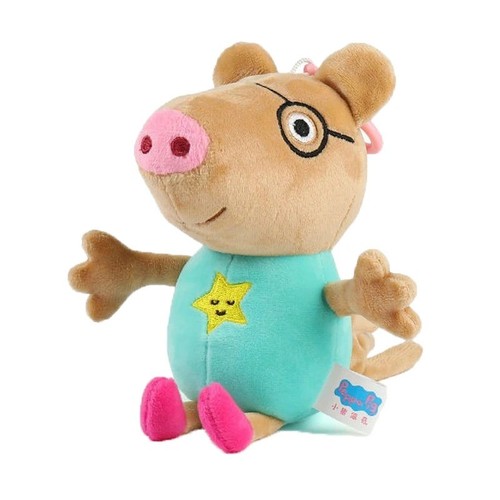 19cm plush peppa pig pedro - peppa,