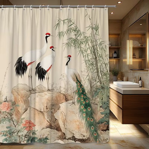Crane bamboo grove - bamboo,
