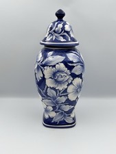 Large Handmade Ceramic Blue