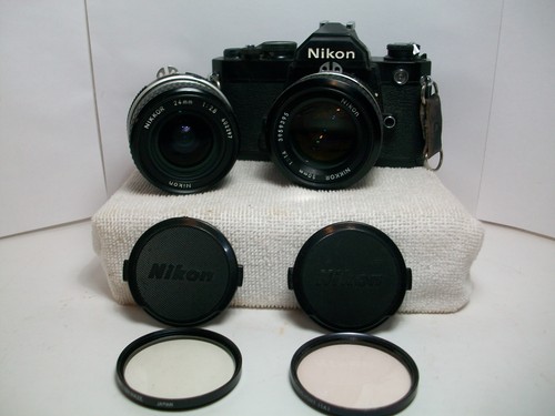 Nikon 35mm slr black - fm, camera
