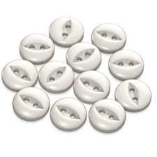 2 Hole Fisheye Buttons Plastic