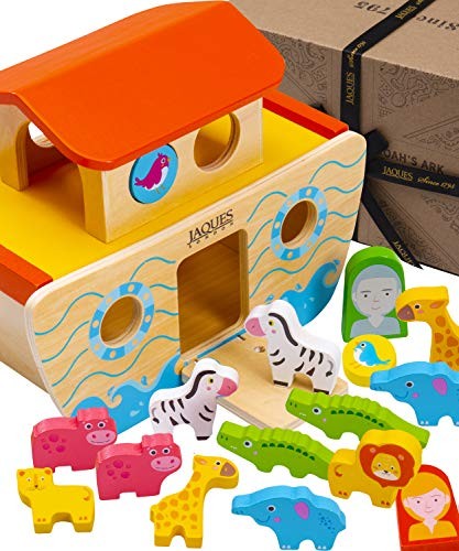 Wooden noahs ark - noahs, sorter
