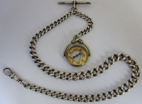 Antique solid silver - , pocket