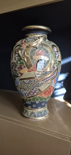 Japanese satsuma ware moriagie - ware,