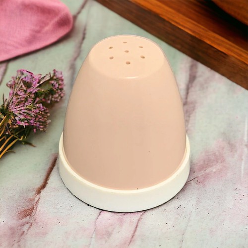 Vintage pepper pot shaker pink - vintage,