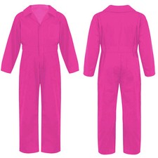 Boys Girls Jumpsuits Overall Mechanic Costume Long Sleeve Coveralls Boiler Suit