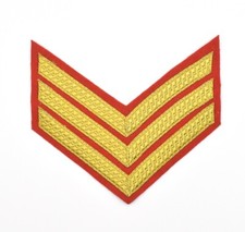 CHEVRON SERGEANT STRIPES GOLD