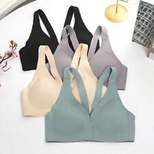 Lady eamless Front Fastening Bra Non Wired Soft Stretch Push Up Bralette Bras