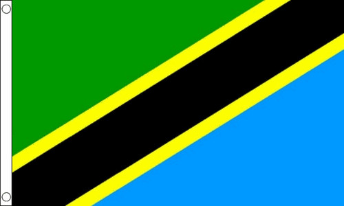 Tanzania large flag 8ft - large, (8ft